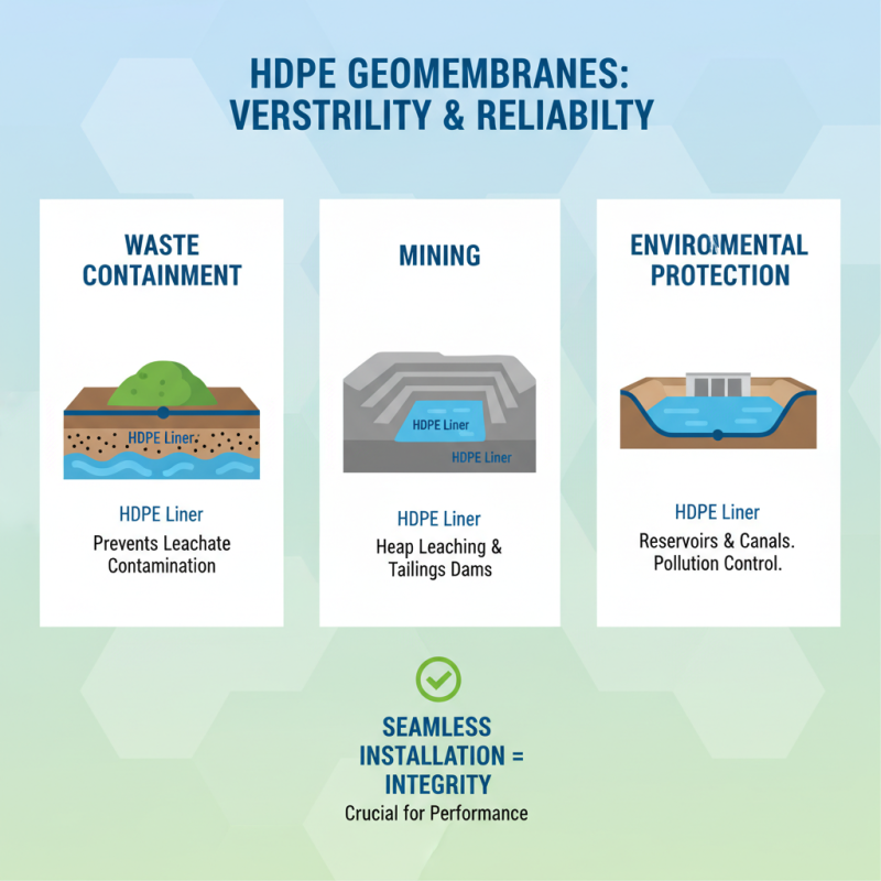 2026 Top Hdpe Geo Membrane Uses Benefits and Applications?