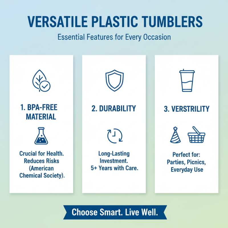 Top 10 Plastic Tumblers You Need for Every Occasion?