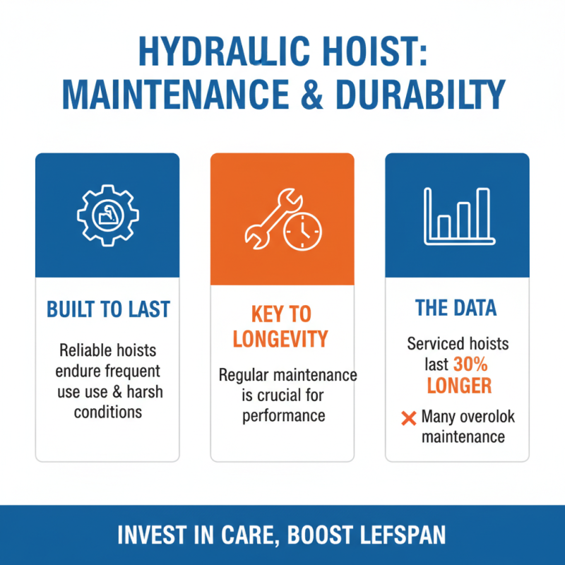 How to Choose the Right Hydraulic Hoist for Your Lifting Needs?