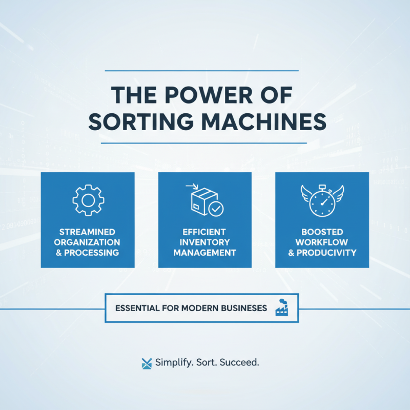 2026 Top Sorting Machine Options for Efficient Organization and Processing?