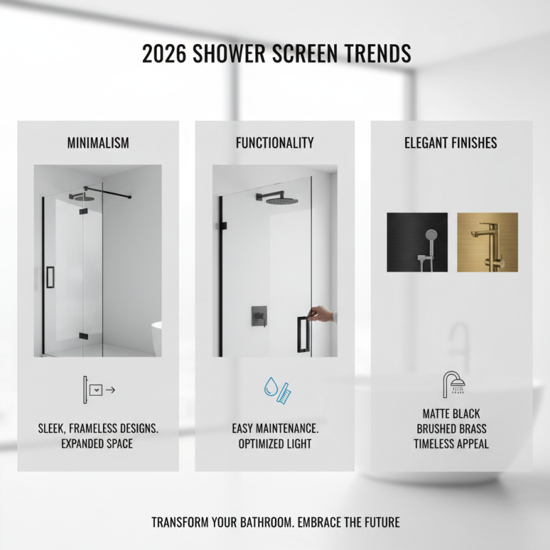 2026 Top Shower Screen Trends What You Need to Know?