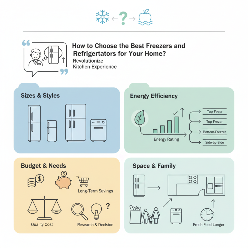 How to Choose the Best Freezers and Refrigerators for Your Home?