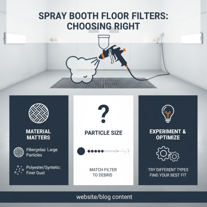 How to Choose the Right Spray Booth Floor Filter for Your Needs?