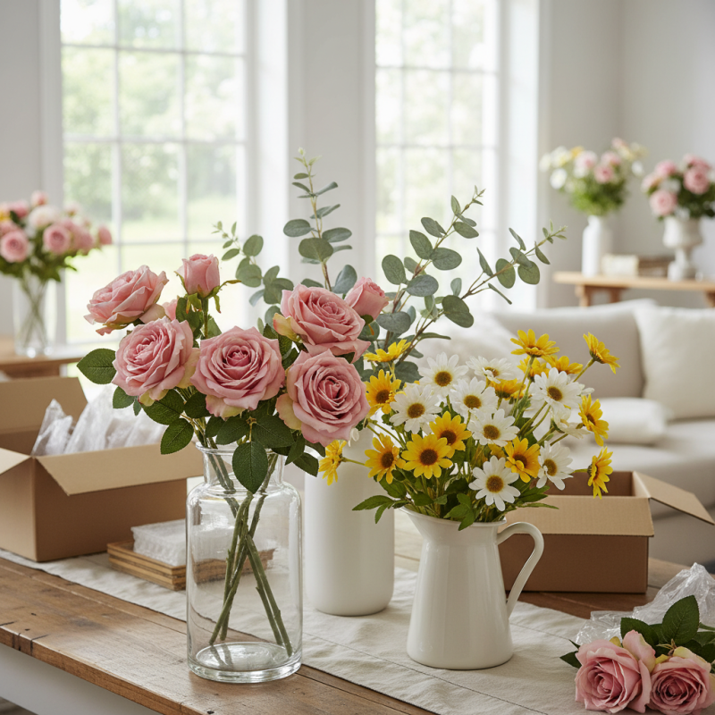 2026 Best Artificial Flowers for Vase Decoration Suppliers?