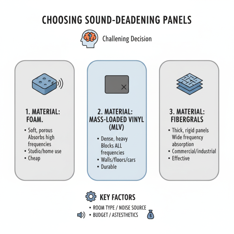 How to Choose the Best Sound Deadening Panels for Your Space?