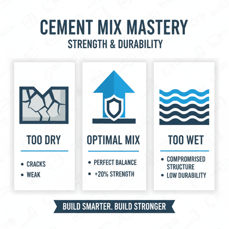 2026 How to Prepare the Perfect Cement Mix for Your Projects?