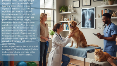 2026 How to Choose the Right Orthopedic Vet for Your Pet?