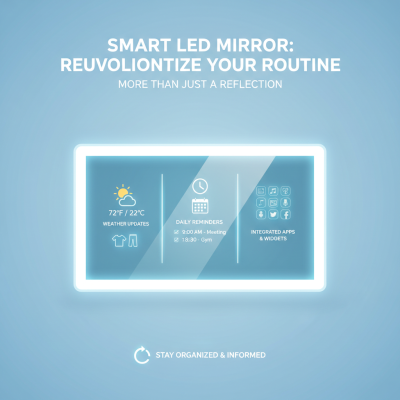 2026 How to Use a Led Smart Mirror for Your Daily Routine?