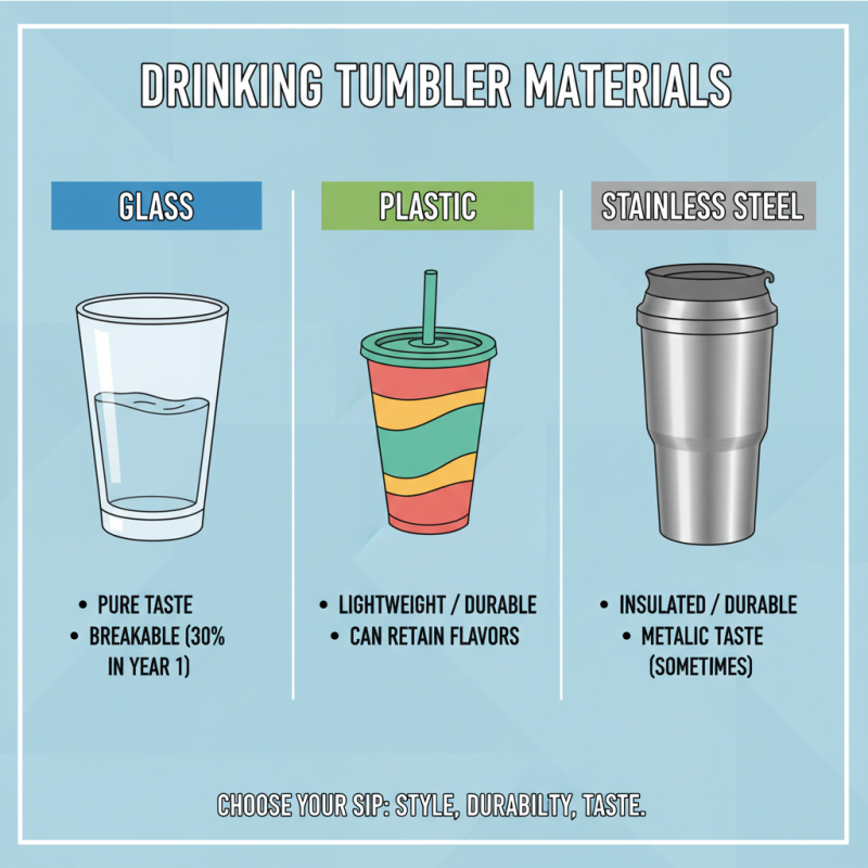 How to Choose the Best Drinking Tumblers Glass for Your Needs?