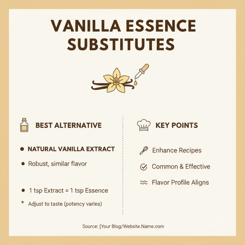 What is Essence Vanilla and How is it Used in Recipes?