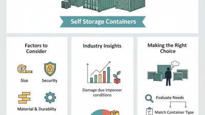 How to Choose the Right Self Storage Containers for Your Needs?