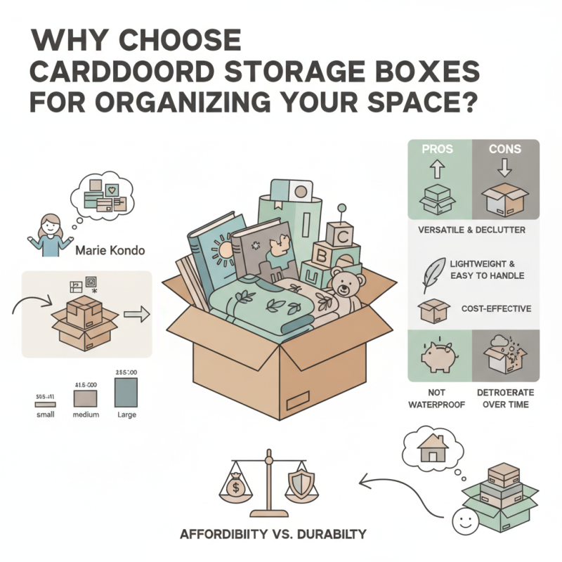 Why Choose Cardboard Storage Boxes for Organizing Your Space?