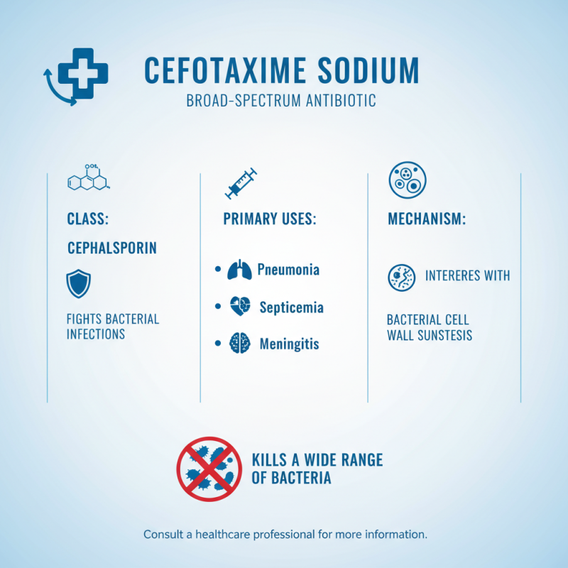 What is Cefotaxime Sodium Uses and Side Effects in 2026?