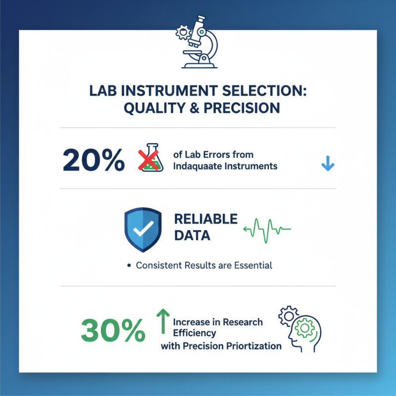 How to Choose the Right Lab Instruments for Your Scientific Research?