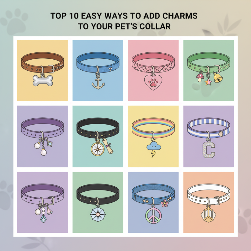 Top 10 Easy Ways to Add Charms to Your Pet's Collar
