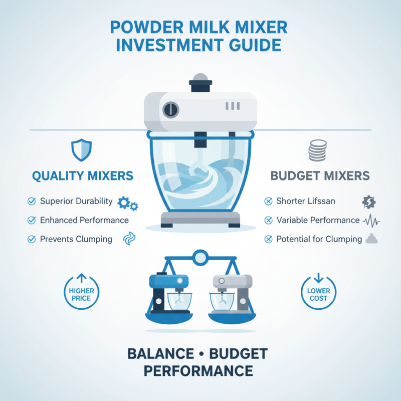 How to Choose the Right Powder Milk Mixer for Your Needs?