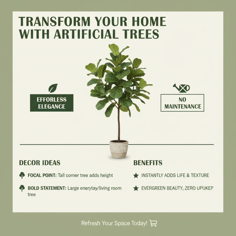 Top 10 Artificial Plant Trees for Stunning Home Decor Ideas?