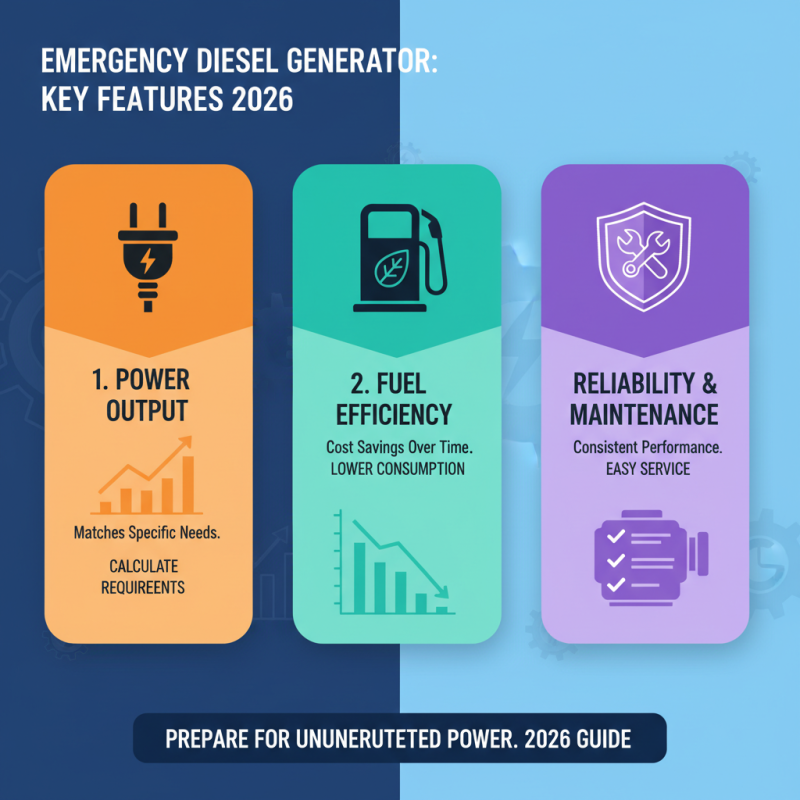 2026 Top Emergency Diesel Generator Models and Their Benefits?