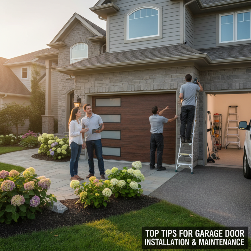 Top Tips for Order Garage Door Installation and Maintenance?