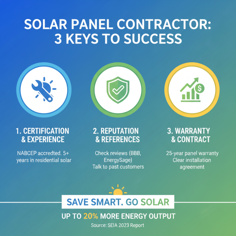 2026 How to Choose the Best Solar Panel Contractors for Your Home?
