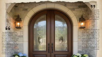 How to Choose the Perfect Double Front Doors for Your Home?