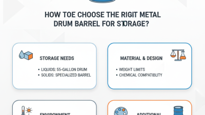 How to Choose the Right Metal Drum Barrel for Storage?