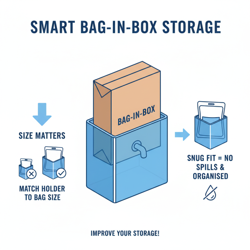 What is a bag in box holder and how does it enhance storage solutions?