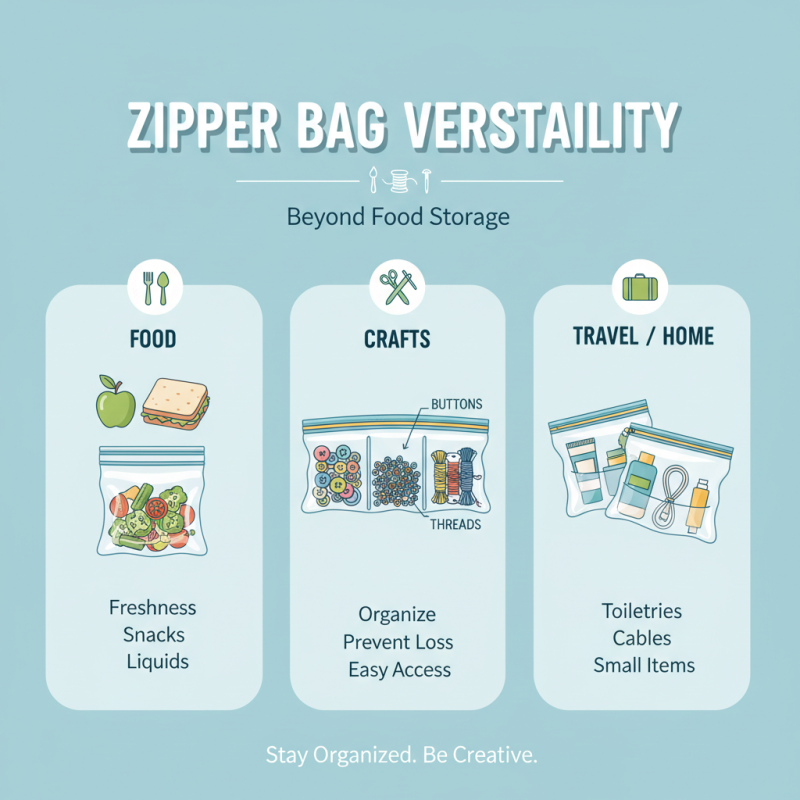 How to Use Zipper Bags for Food Storage and Organization?