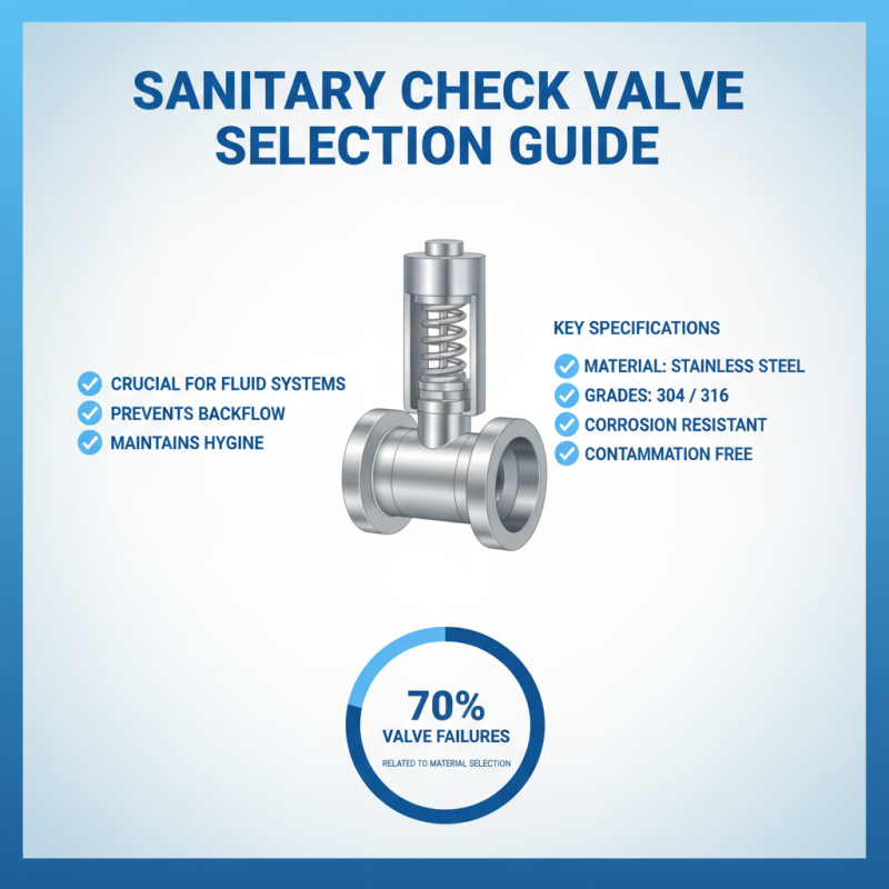 2026 How to Choose the Right Sanitary Check Valve for Your System?
