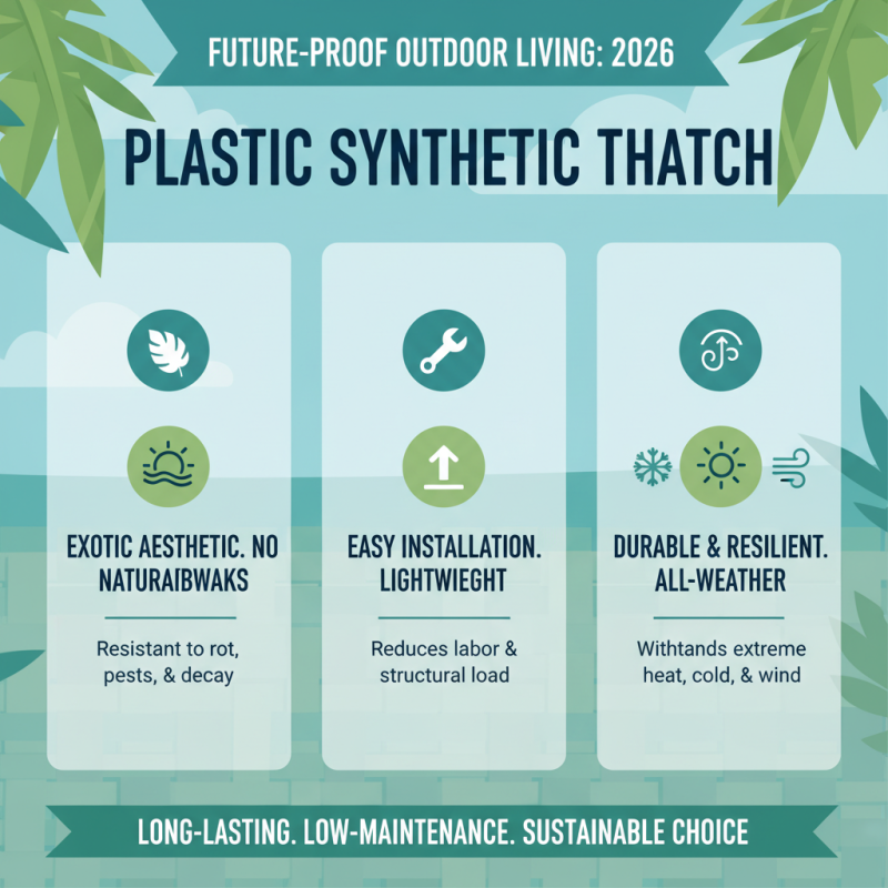 2026 Best Plastic Synthetic Thatch Options for Your Outdoor Spaces?