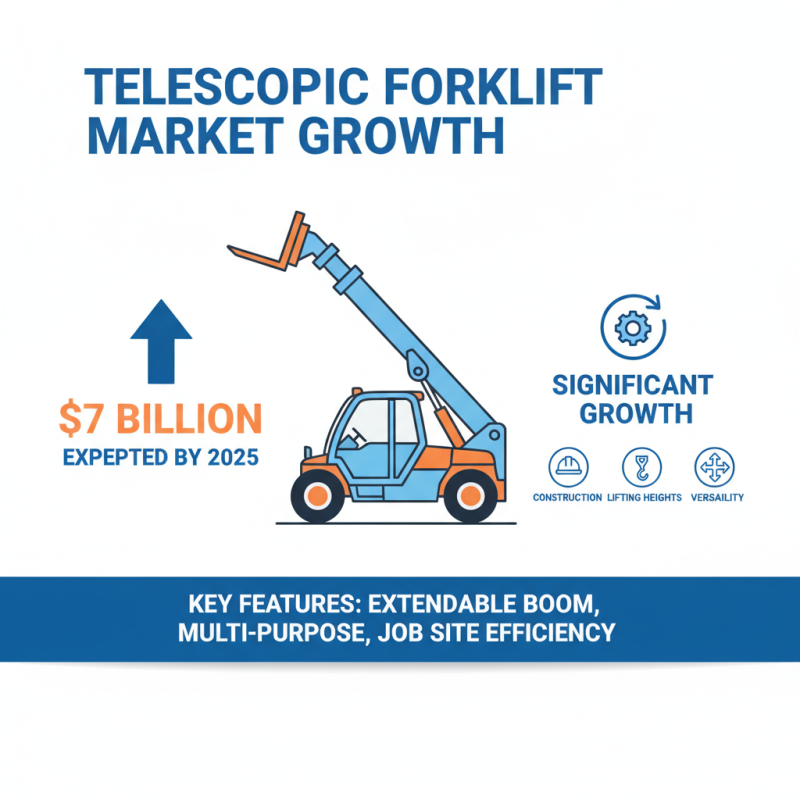 What is a telescopic forklift and how is it used?