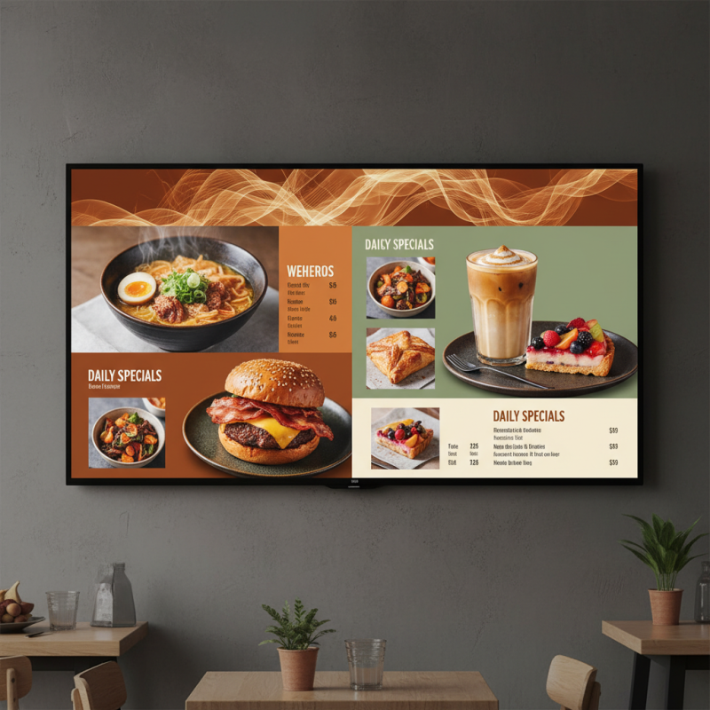 How to Create Engaging TV Menu Boards for Your Business?