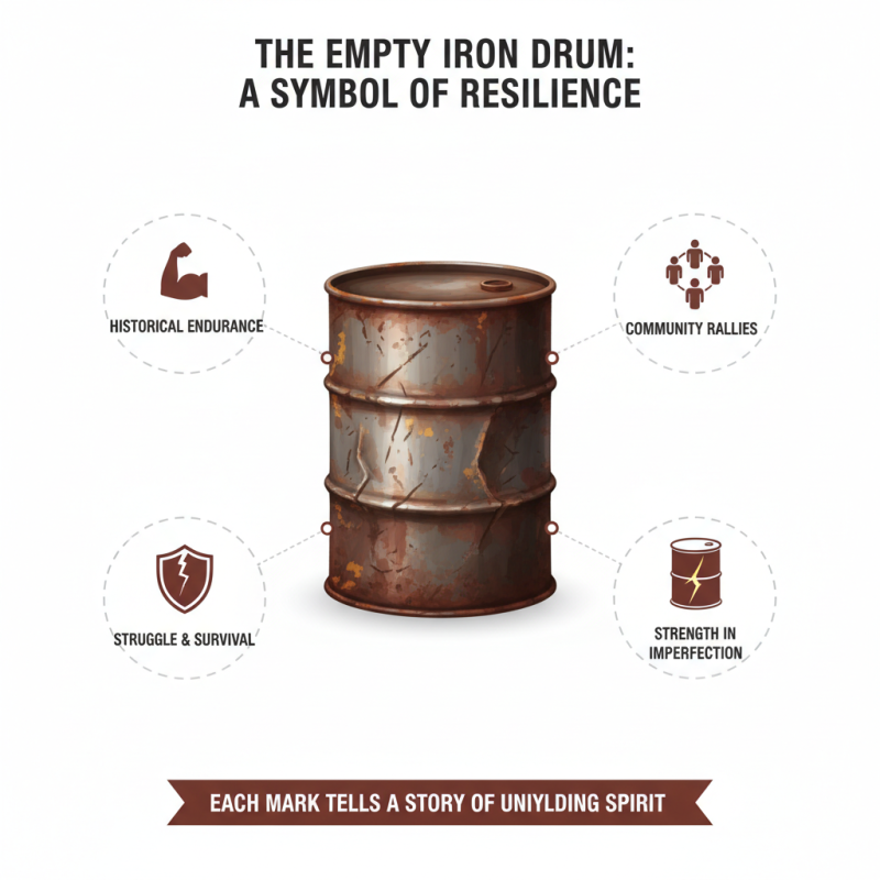 Why Is the Empty Iron Drum a Symbol of Resilience?