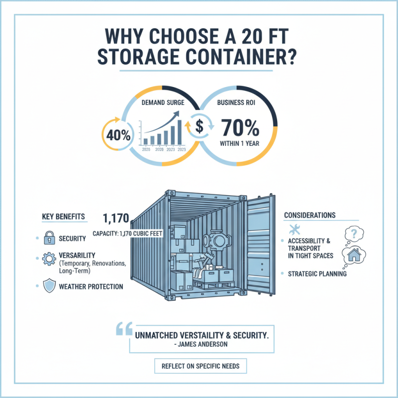 Why Choose a 20 ft Storage Container for Your Needs?