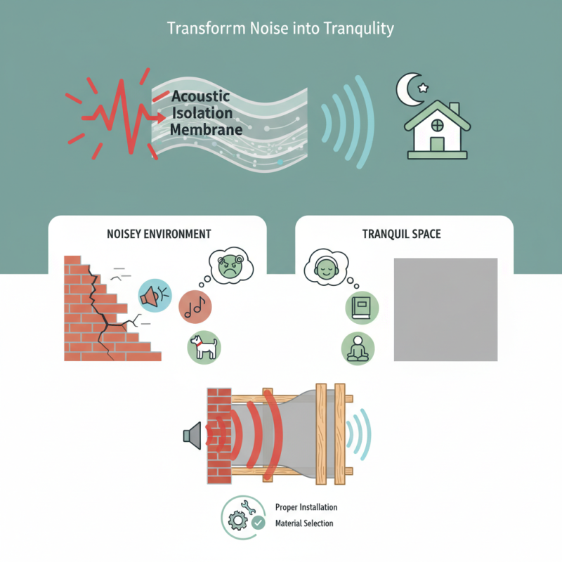 How to Use Acoustic Isolation Membrane for Effective Soundproofing?