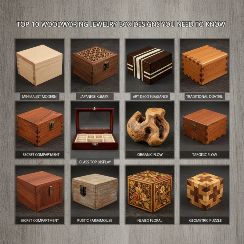 Top 10 Woodworking Jewelry Box Designs You Need to Know?
