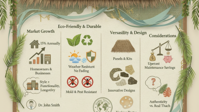 2026 Best Plastic Synthetic Thatch Options for Your Outdoor Spaces?