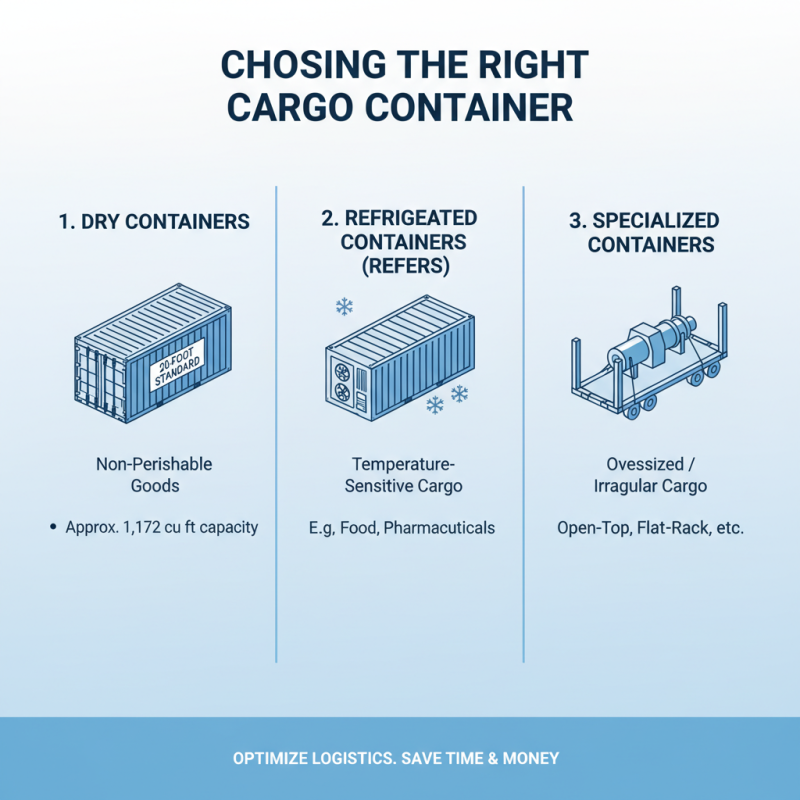 How to Choose the Right Cargo Shipping Container for Your Needs?