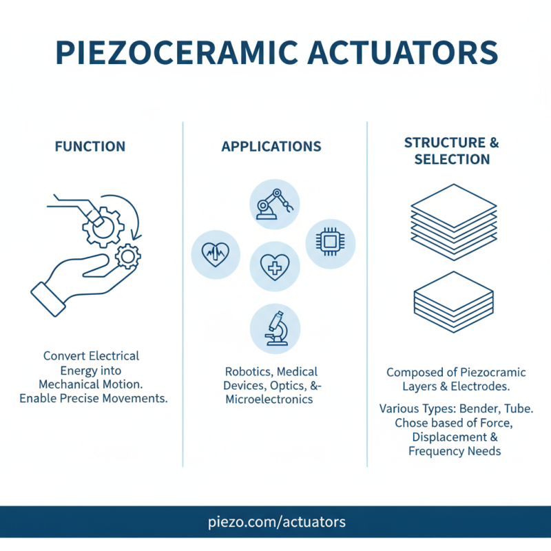 How to Choose the Right Piezoceramic Actuator for Your Application?