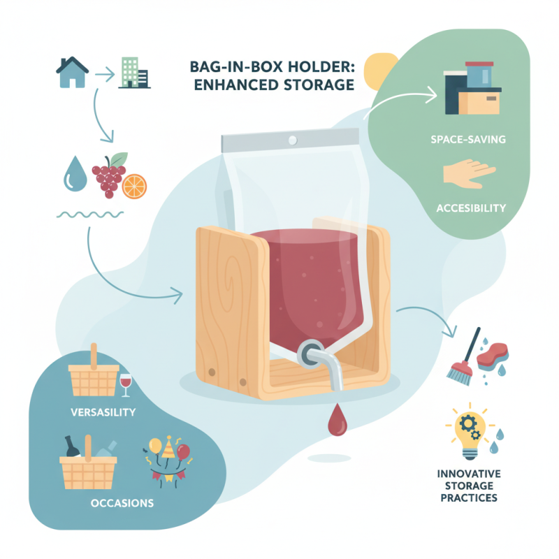 What is a bag in box holder and how does it enhance storage solutions?