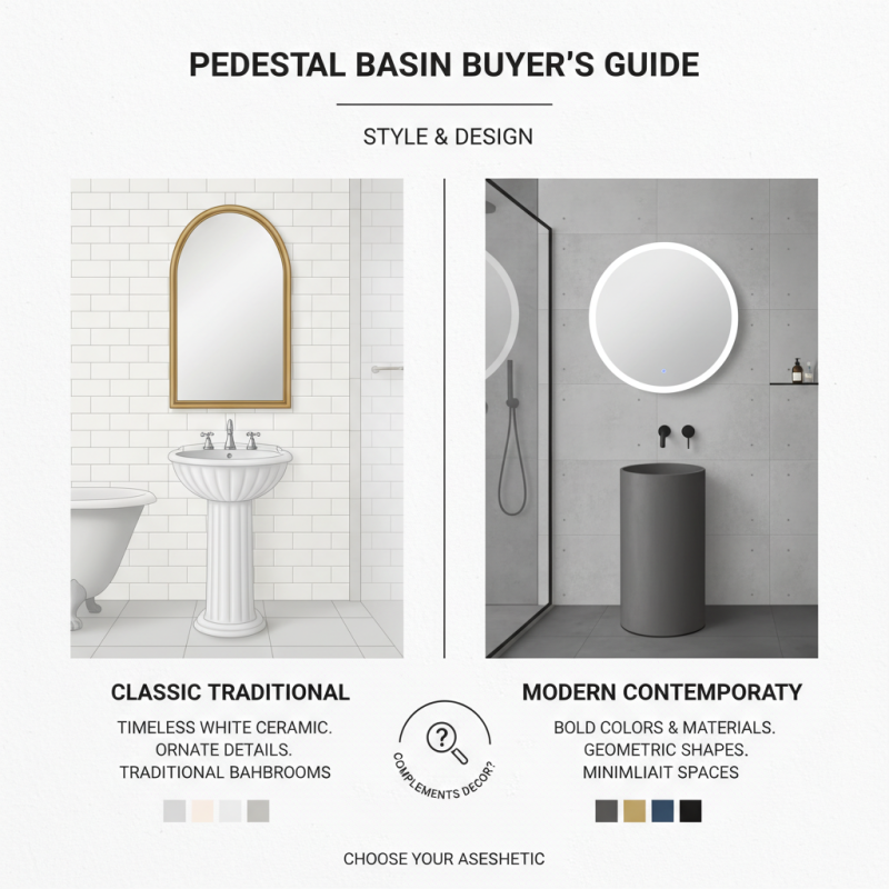 How to Choose the Perfect Pedestal Basin for Your Bathroom?
