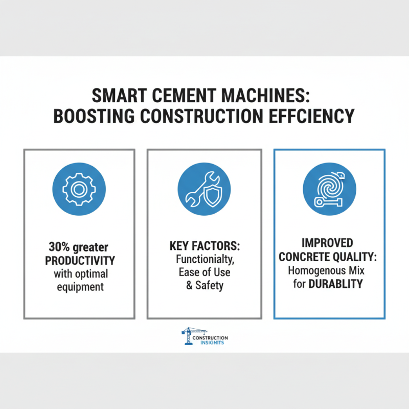 Top 10 Best Cement Machines for Efficient Construction?