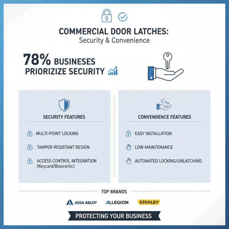 Top Commercial Door Latches for Enhanced Security and Convenience