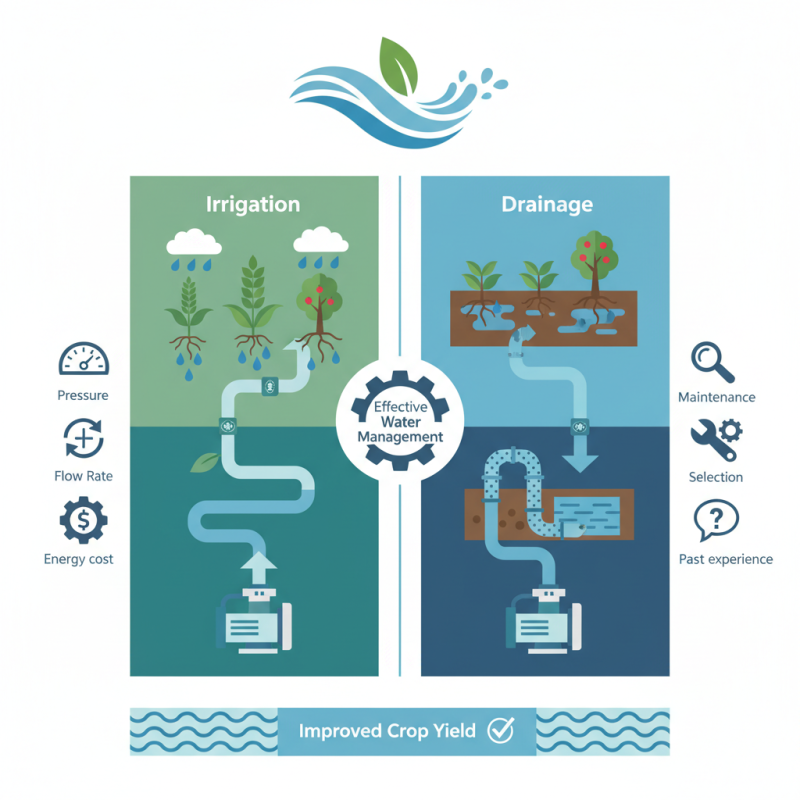 How to Effectively Pump Water for Irrigation and Drainage?