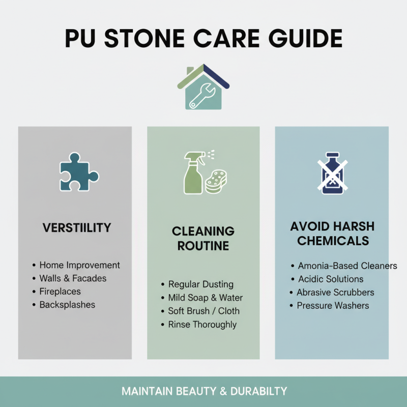 How to Use Pu Stone for Home Improvement Projects?