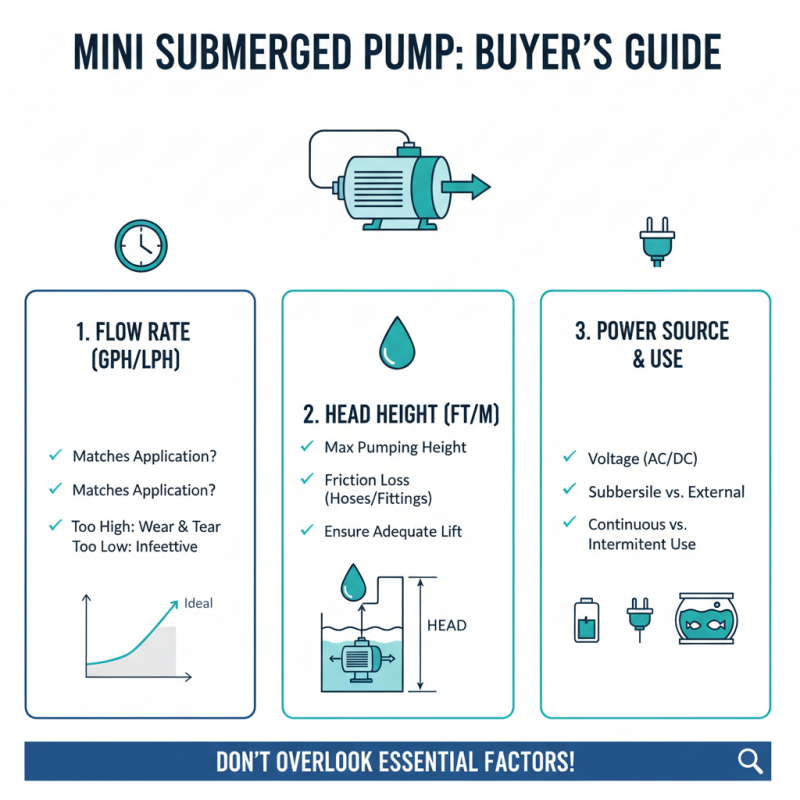 2026 How to Choose the Right Mini Submerged Pump Guide?