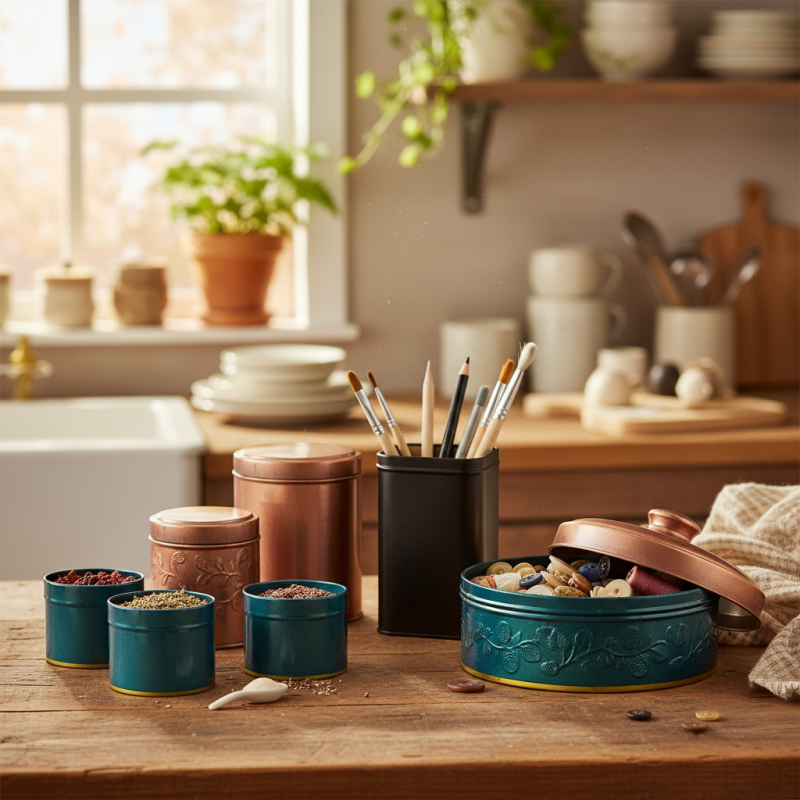 2026 Top Metal Tins for Storage and Decoration Ideas?