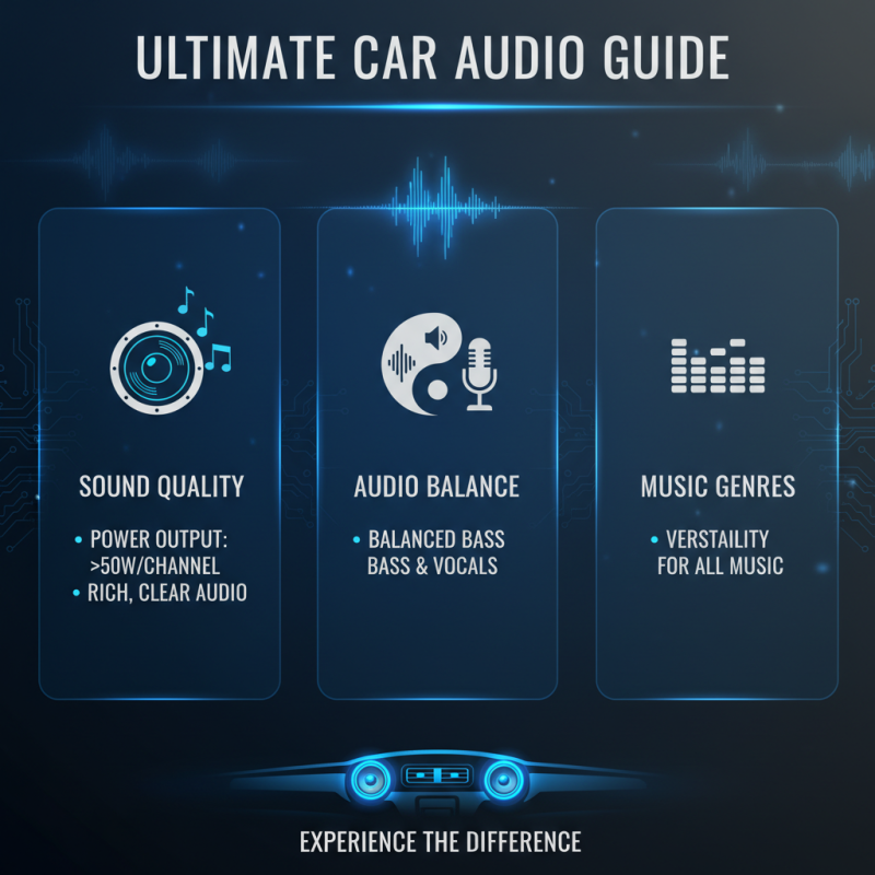 Top 10 Best Car Audio Systems to Shop for Enhanced Sound Quality?