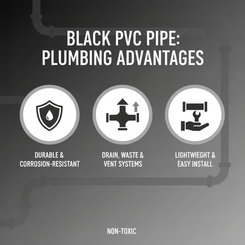 How to Use Black PVC Pipe for Plumbing Projects?