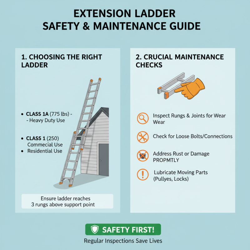 Why Choosing the Right Extension Ladder is Essential for Your Safety?